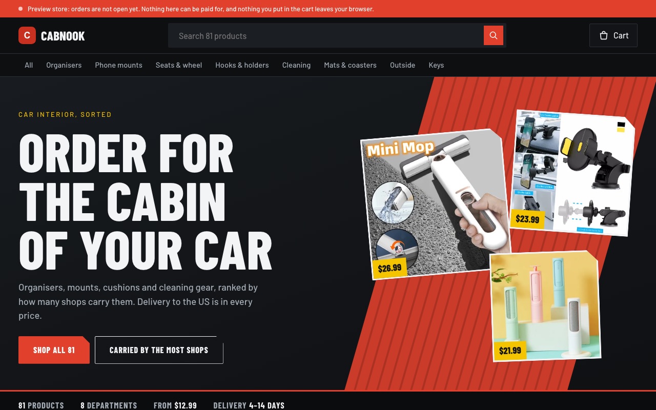 The Cabnook home page