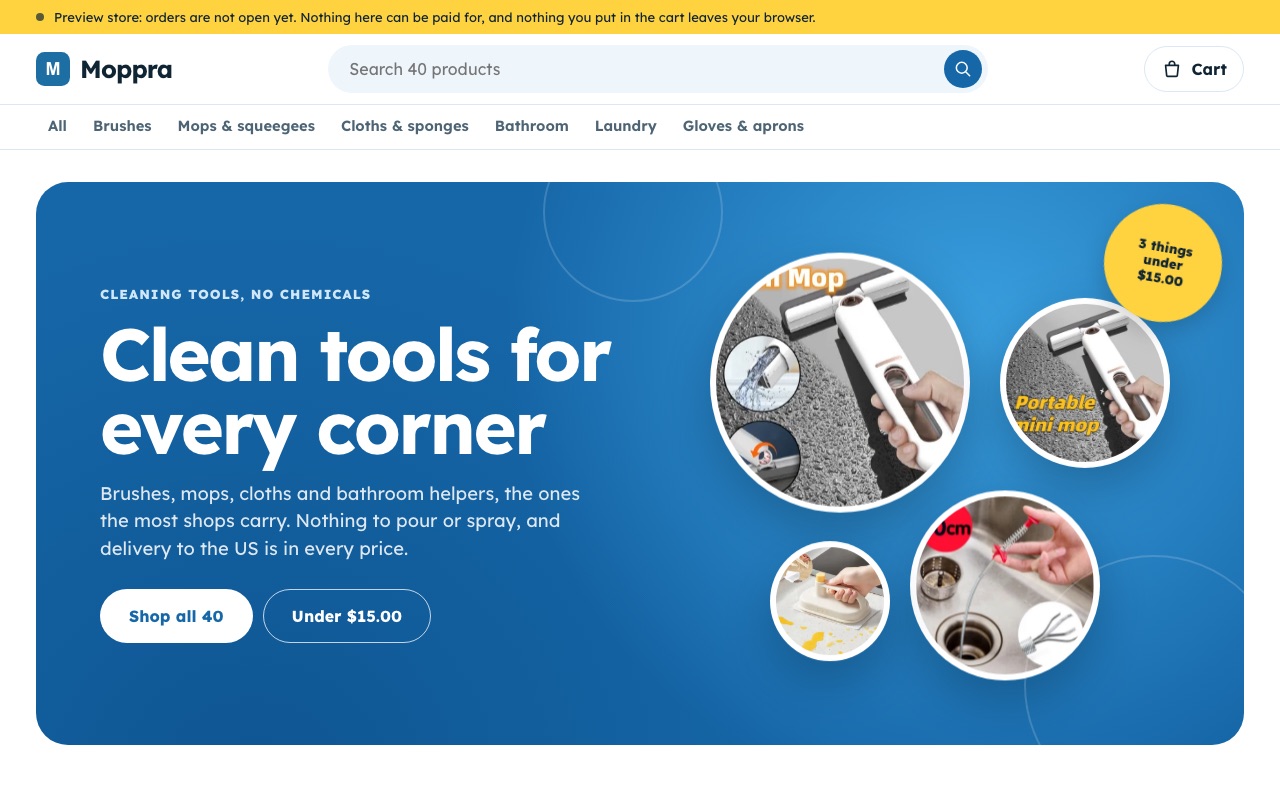 The Moppra home page
